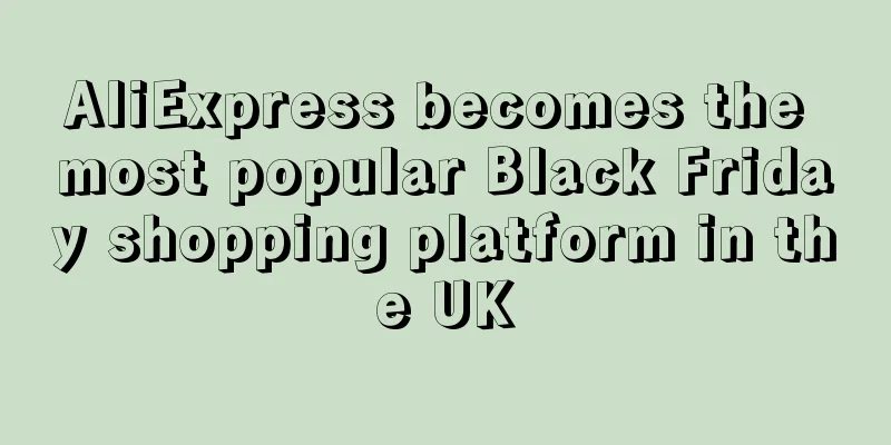 AliExpress becomes the most popular Black Friday shopping platform in the UK