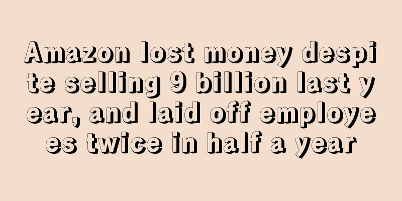 Amazon lost money despite selling 9 billion last year, and laid off employees twice in half a year