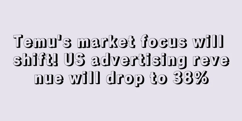 Temu's market focus will shift! US advertising revenue will drop to 38%
