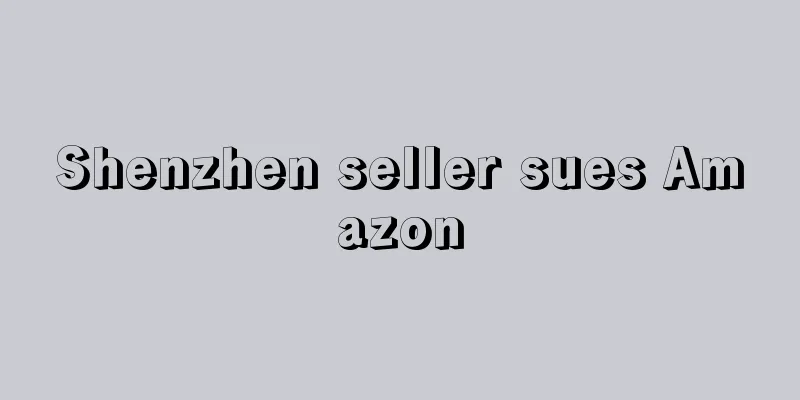 Shenzhen seller sues Amazon