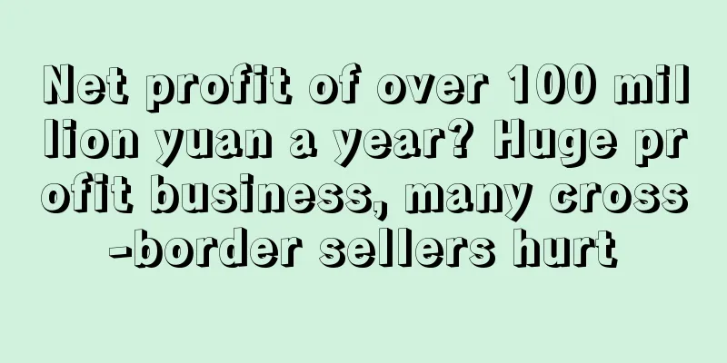 Net profit of over 100 million yuan a year? Huge profit business, many cross-border sellers hurt