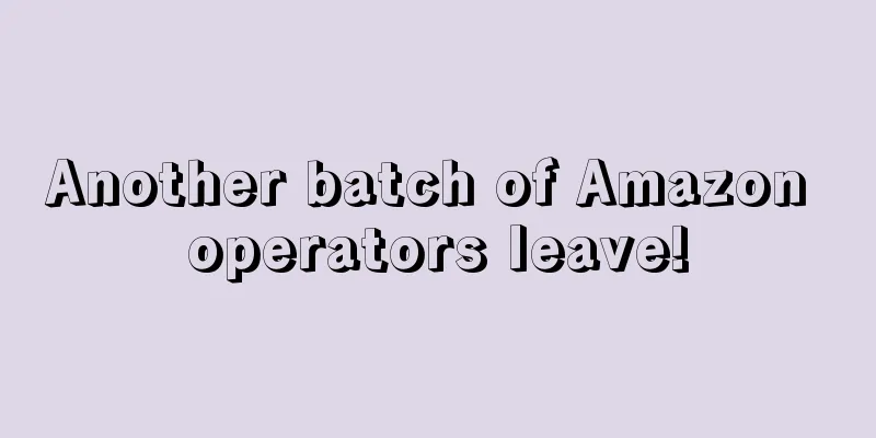 Another batch of Amazon operators leave!