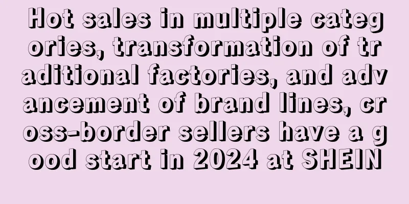 Hot sales in multiple categories, transformation of traditional factories, and advancement of brand lines, cross-border sellers have a good start in 2024 at SHEIN