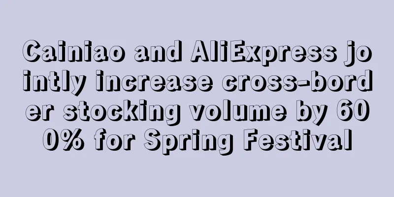 Cainiao and AliExpress jointly increase cross-border stocking volume by 600% for Spring Festival