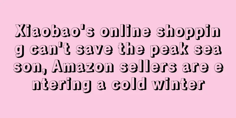 Xiaobao's online shopping can't save the peak season, Amazon sellers are entering a cold winter