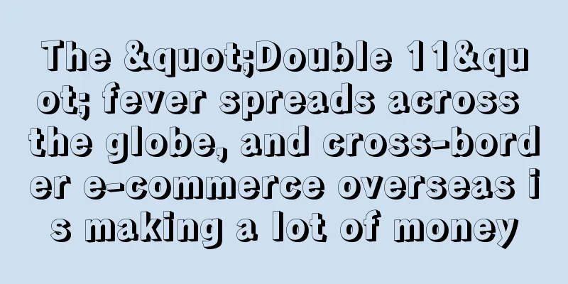 The "Double 11" fever spreads across the globe, and cross-border e-commerce overseas is making a lot of money