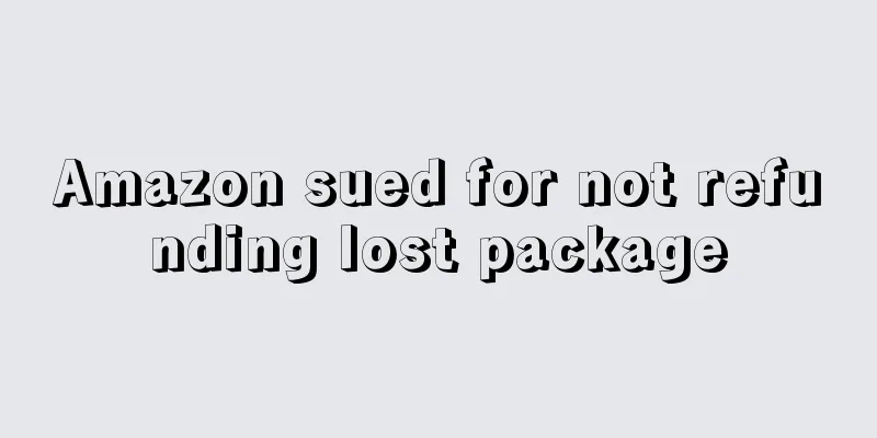 Amazon sued for not refunding lost package