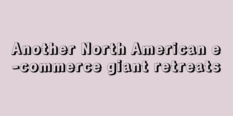 Another North American e-commerce giant retreats