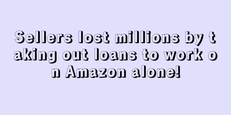 Sellers lost millions by taking out loans to work on Amazon alone!