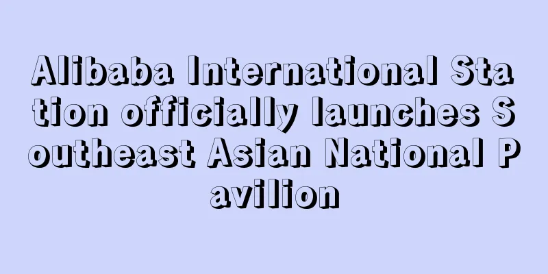 Alibaba International Station officially launches Southeast Asian National Pavilion