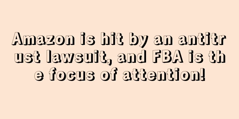 Amazon is hit by an antitrust lawsuit, and FBA is the focus of attention!
