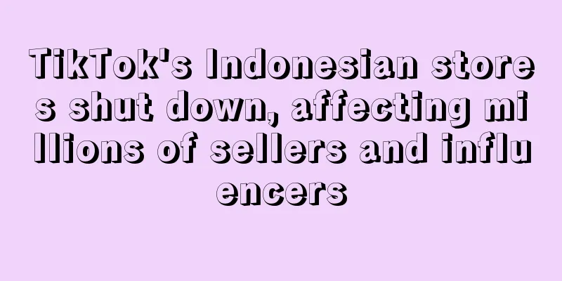 TikTok's Indonesian stores shut down, affecting millions of sellers and influencers