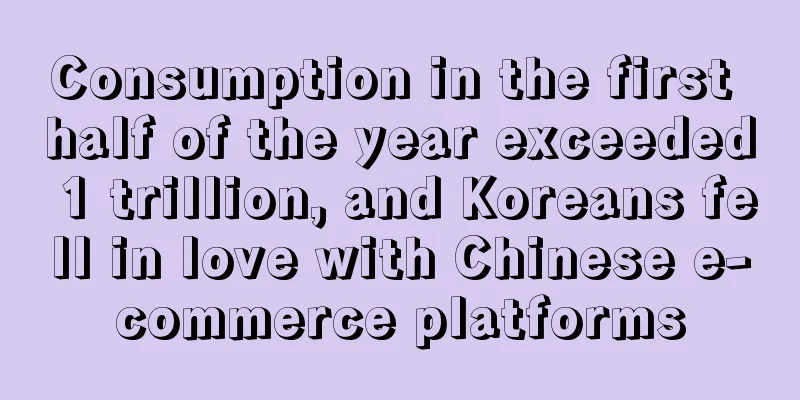Consumption in the first half of the year exceeded 1 trillion, and Koreans fell in love with Chinese e-commerce platforms