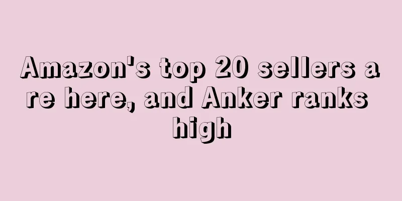 Amazon's top 20 sellers are here, and Anker ranks high