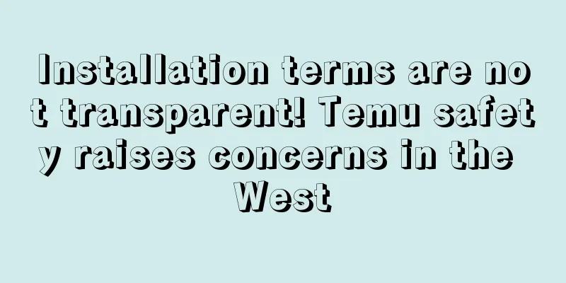 Installation terms are not transparent! Temu safety raises concerns in the West