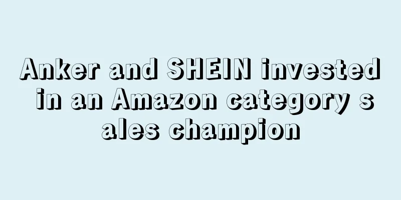 Anker and SHEIN invested in an Amazon category sales champion