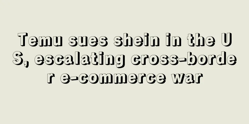 Temu sues shein in the US, escalating cross-border e-commerce war