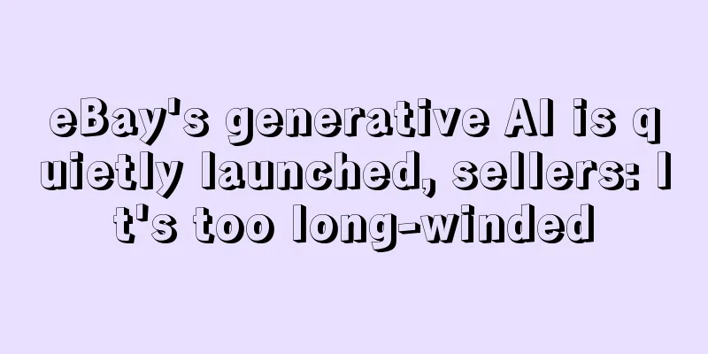eBay's generative AI is quietly launched, sellers: It's too long-winded
