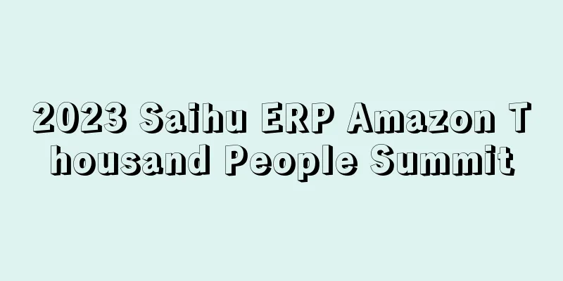2023 Saihu ERP Amazon Thousand People Summit