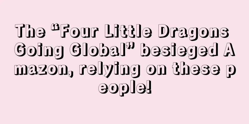 The “Four Little Dragons Going Global” besieged Amazon, relying on these people!