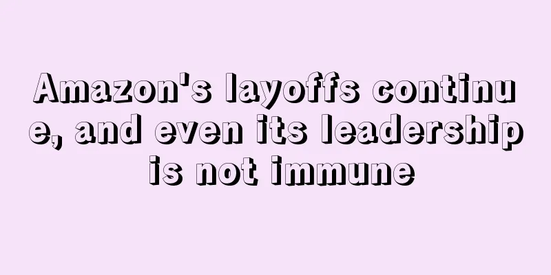 Amazon's layoffs continue, and even its leadership is not immune