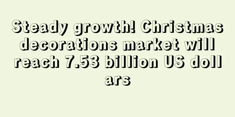 Steady growth! Christmas decorations market will reach 7.53 billion US dollars