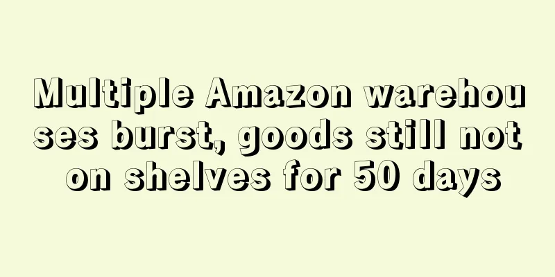 Multiple Amazon warehouses burst, goods still not on shelves for 50 days