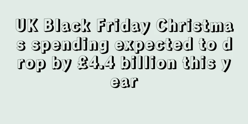 UK Black Friday Christmas spending expected to drop by £4.4 billion this year