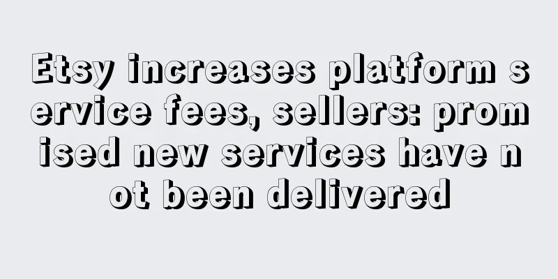 Etsy increases platform service fees, sellers: promised new services have not been delivered