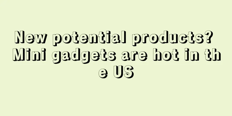 New potential products? Mini gadgets are hot in the US