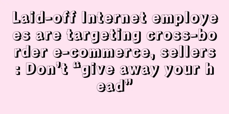 Laid-off Internet employees are targeting cross-border e-commerce, sellers: Don’t “give away your head”