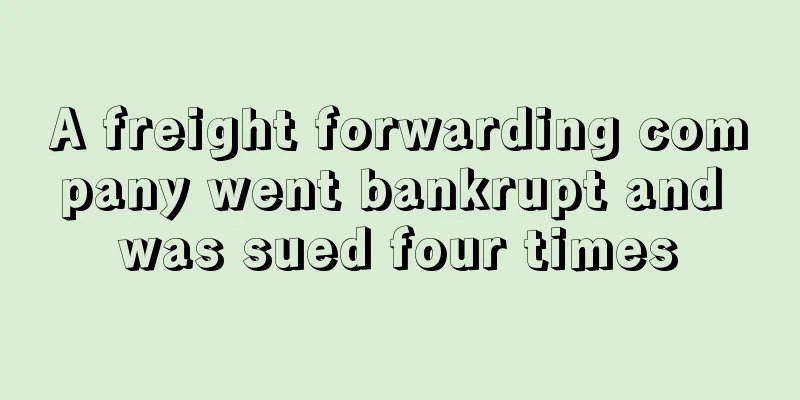 A freight forwarding company went bankrupt and was sued four times