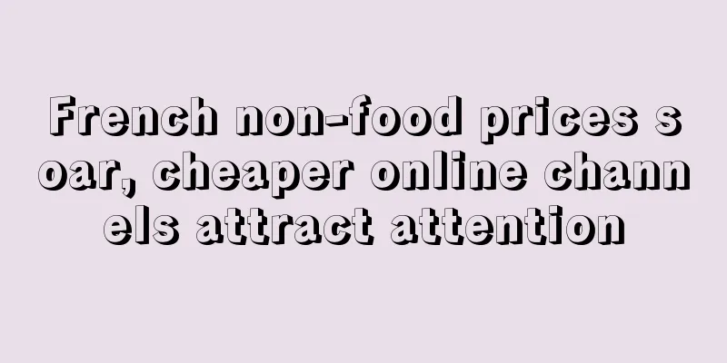 French non-food prices soar, cheaper online channels attract attention