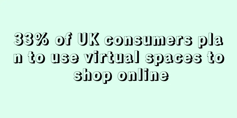 33% of UK consumers plan to use virtual spaces to shop online