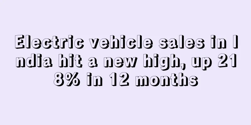 Electric vehicle sales in India hit a new high, up 218% in 12 months