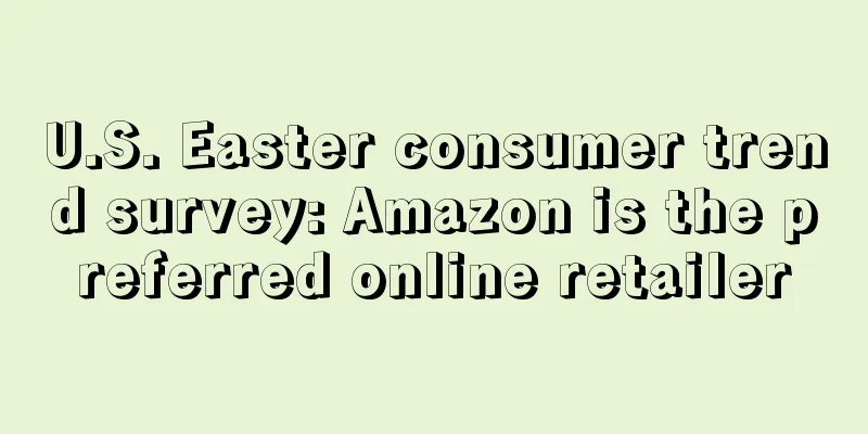 U.S. Easter consumer trend survey: Amazon is the preferred online retailer
