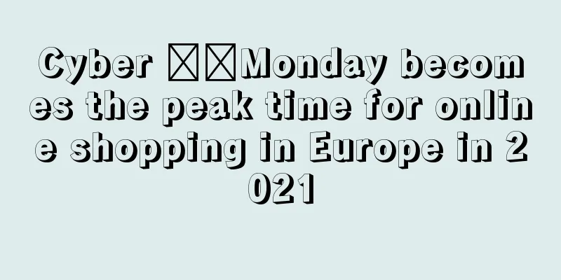 Cyber ​​Monday becomes the peak time for online shopping in Europe in 2021