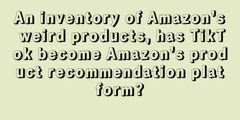 An inventory of Amazon’s weird products, has TikTok become Amazon’s product recommendation platform?