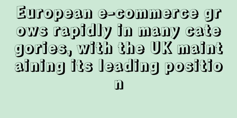 European e-commerce grows rapidly in many categories, with the UK maintaining its leading position