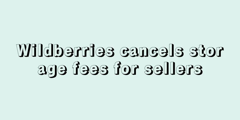 Wildberries cancels storage fees for sellers