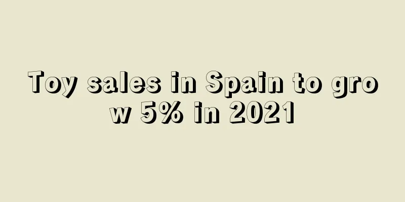 Toy sales in Spain to grow 5% in 2021