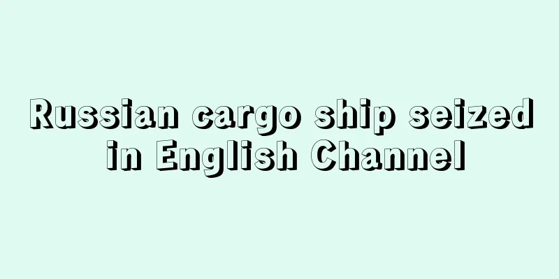 Russian cargo ship seized in English Channel
