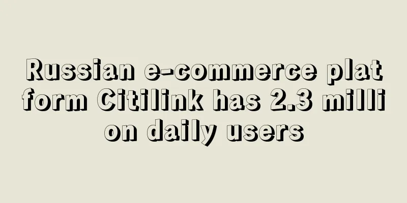 Russian e-commerce platform Citilink has 2.3 million daily users