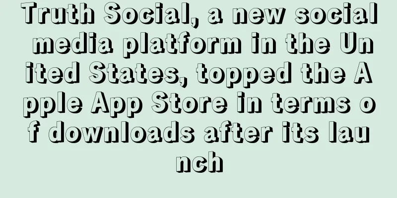 Truth Social, a new social media platform in the United States, topped the Apple App Store in terms of downloads after its launch