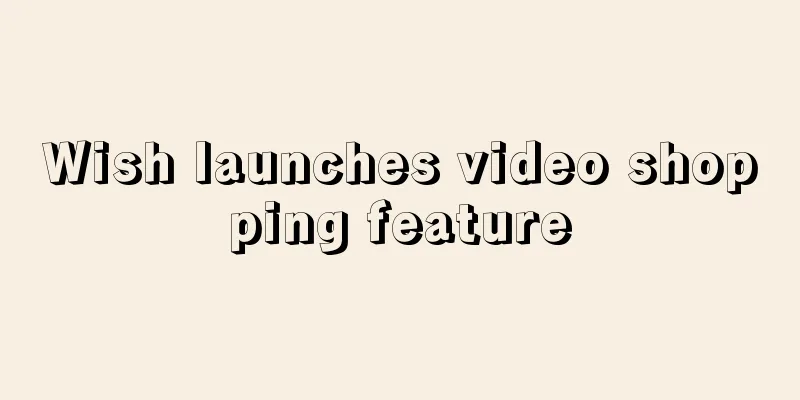 Wish launches video shopping feature