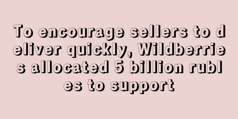 To encourage sellers to deliver quickly, Wildberries allocated 5 billion rubles to support