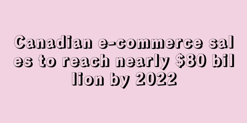Canadian e-commerce sales to reach nearly $80 billion by 2022