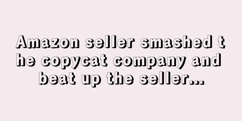 Amazon seller smashed the copycat company and beat up the seller...