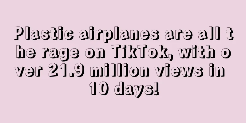 Plastic airplanes are all the rage on TikTok, with over 21.9 million views in 10 days!