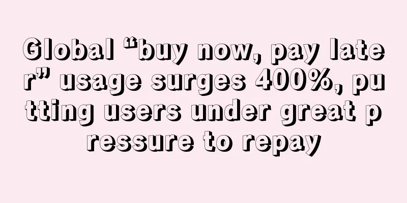Global “buy now, pay later” usage surges 400%, putting users under great pressure to repay